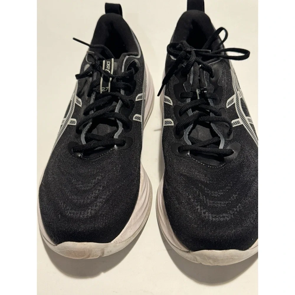 Asics Gel-Cumulus 27 Mens Size 12.5 Black White Athletic Running Shoes Sneakers